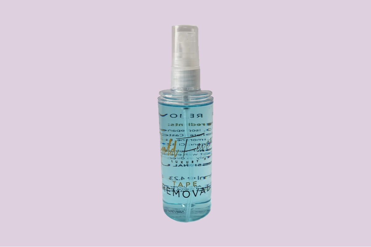 Tape removal spray